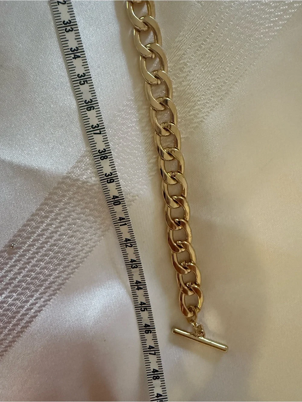Cynthia Rowley Gold Curb Chain Necklace
